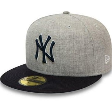 New Era New York Yankees Heather Contrast Grey 59FIFTY Fitted Hat