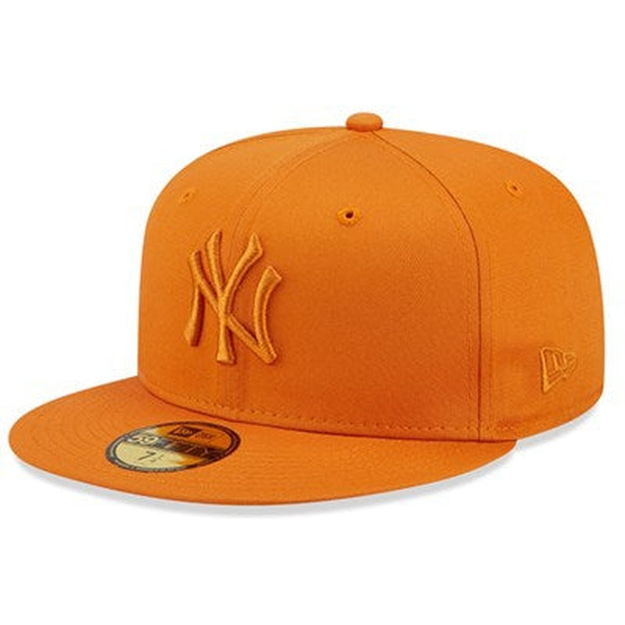 New Era New York Yankees League Essential Orange 59FIFTY Fitted Cap