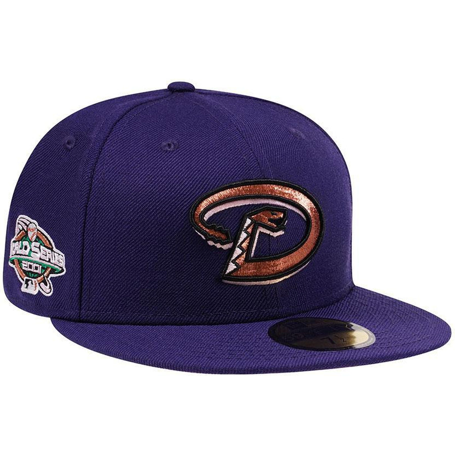 New Era Arizona Diamondbacks World Series 2001 Purple and Pink Edition 59Fifty Fitted Hat