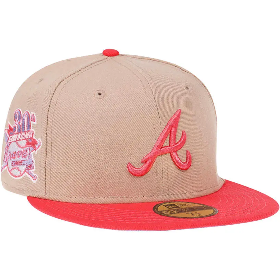 New Era Atlanta Braves 30th Anniversary Lava Sands Edition 59FIFTY Fitted Hat