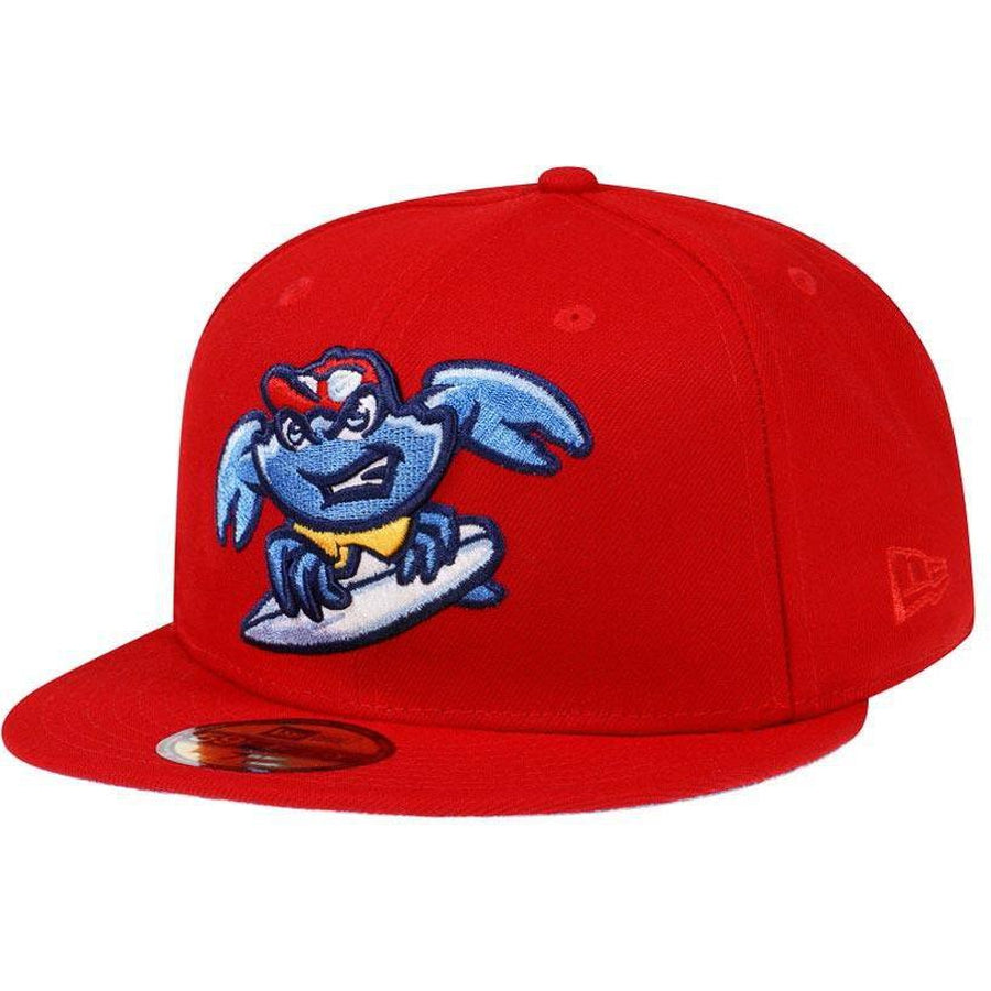 New Era Lakewood Blue Claws Sky Blue Paisley Undervisor 59Fifty Fitted Cap