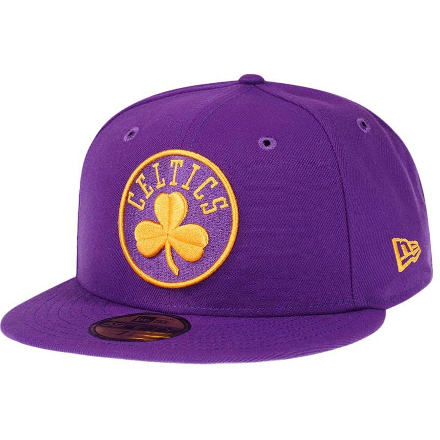 New Era Boston Celtics Purple/Gold 59FIFTY Fitted Hat