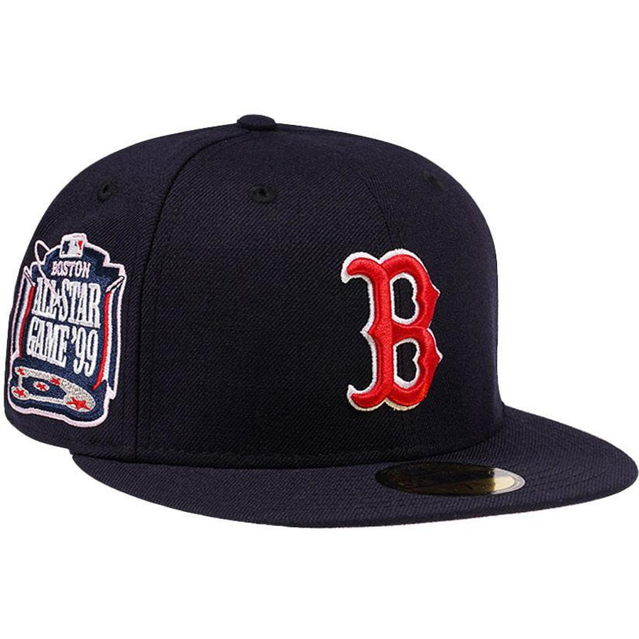 New Era Boston Red Sox All Star Game 1999 Navy and Pink Edition 59Fifty Fitted Hat