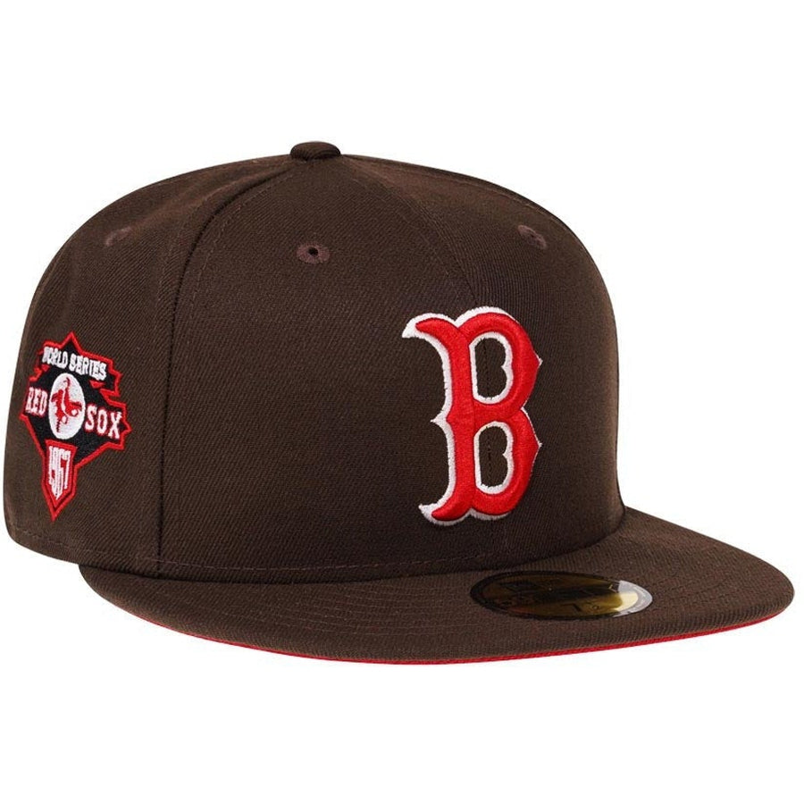 New Era Boston Red Sox World Series 1967 Coffee Red Edition 59Fifty Fitted Cap