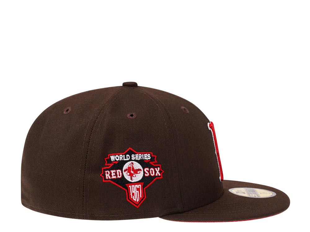 New Era Boston Red Sox World Series 1967 Coffee Red Edition 59Fifty Fitted Cap