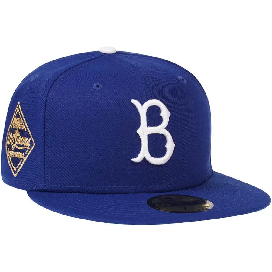 New Era Brooklyn Dodgers Blue Jackie Robinson 100 Years Centennial 59FIFTY Fitted Cap