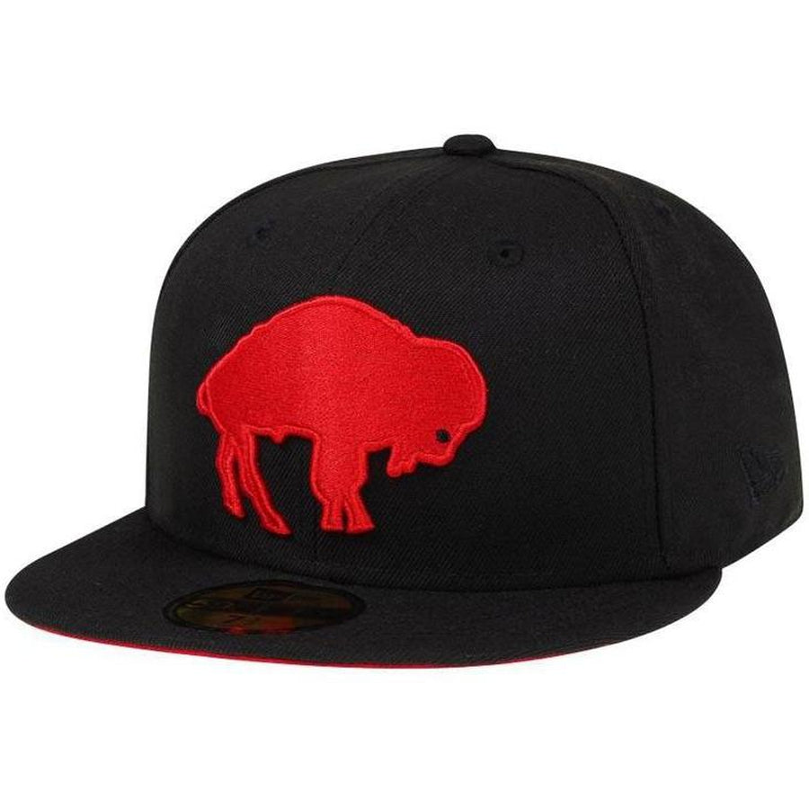 New Era Buffalo Bills Black and Red Prime Edition 59Fifty Fitted Cap