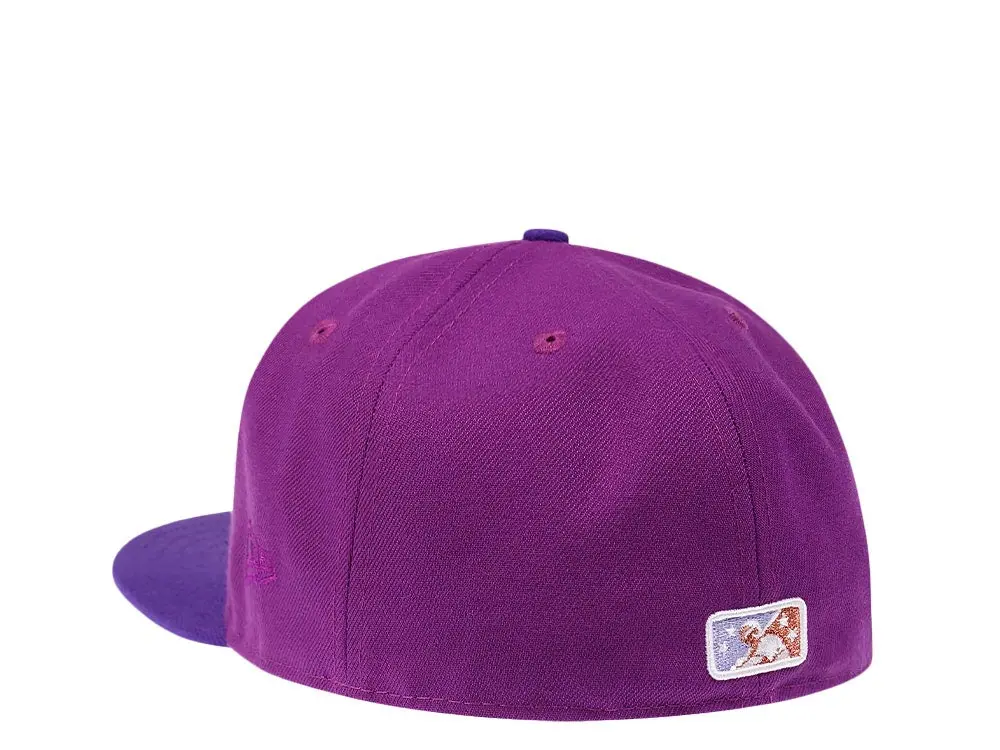 New Era Buffalo Bisons Sliding Purple Berry 59FIFTY Fitted Hat