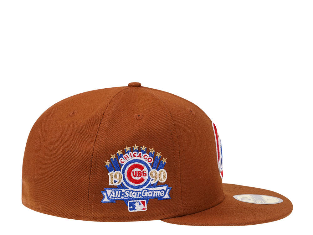 New Era Chicago Cubs All Star Game 1990 Bourbon and Suede Edition 59Fifty Fitted Cap