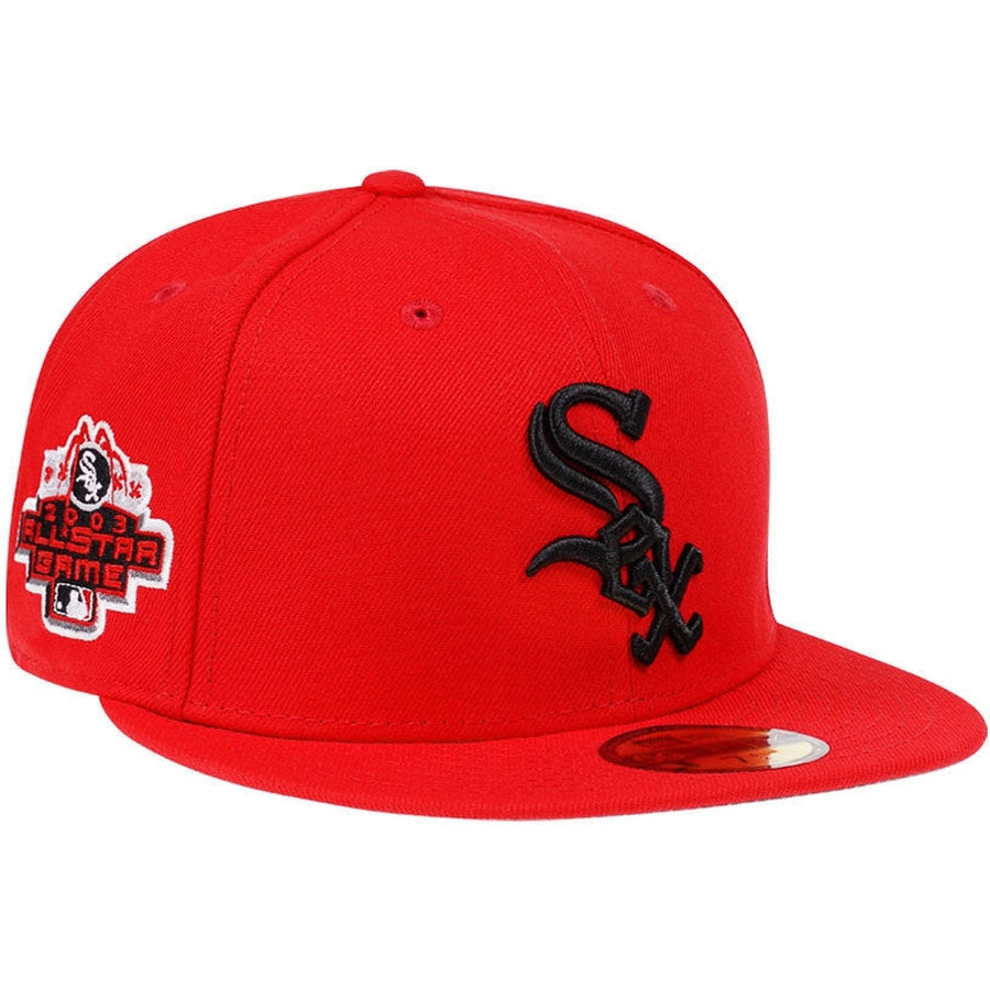 New Era Chicago White Sox 2003 All-Star Game Fire Red and Black 59FIFTY Fitted Cap