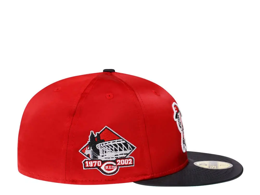 New Era Cincinnati Reds Satin Riverfront Stadium 59FIFTY Fitted Hat