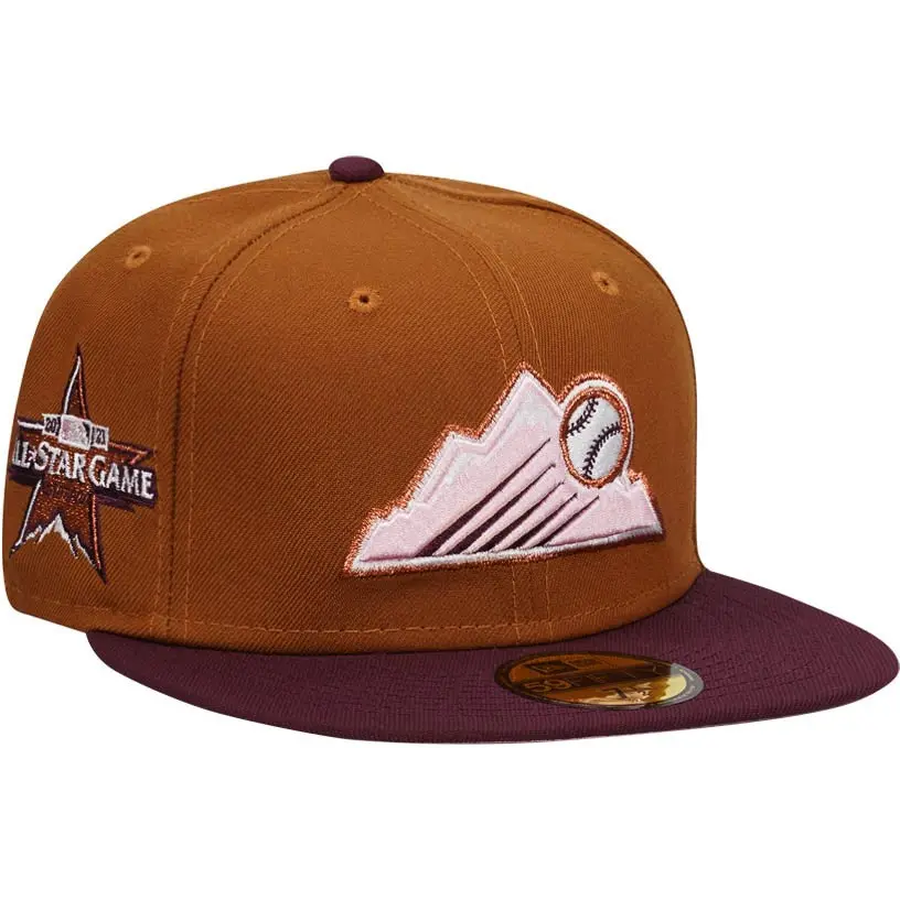 New Era Colorado Rockies 2021 All-Star Game Peanut Butter Glace 59FIFTY Fitted Hat