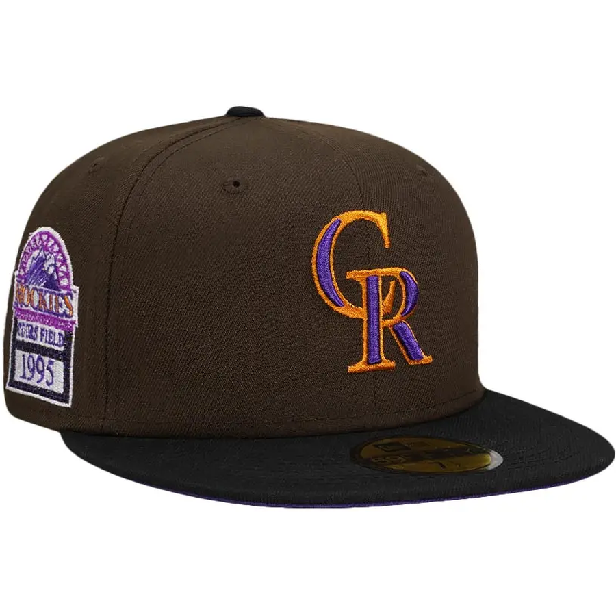 New Era Colorado Rockies 1995 Coors Field Chocolate Two Tone 59FIFTY Fitted Hat