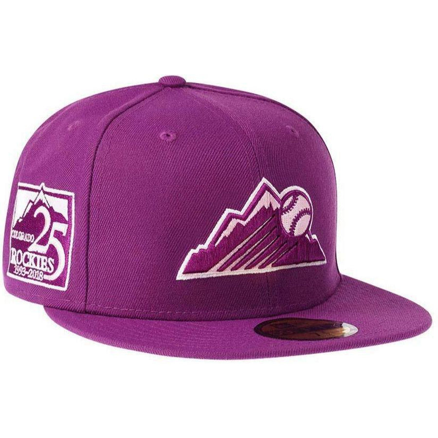 New Era Colorado Rockies 25th Anniversary Purple Prime Edition 59Fifty Fitted Hat