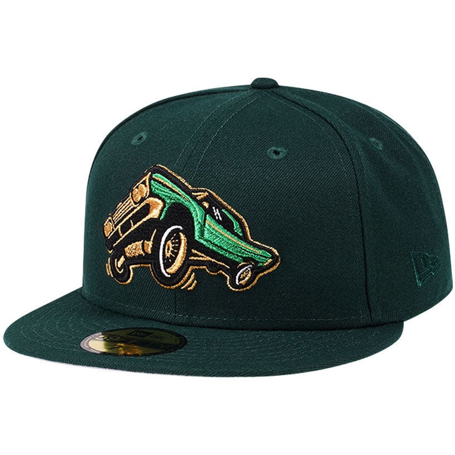 New Era Fresno Grizzlies Lowriders Dark Green/Gold 59FIFTY Fitted Cap