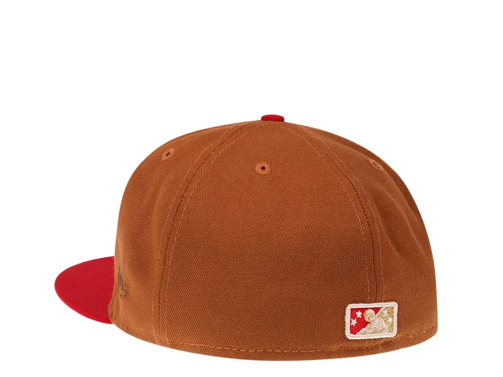 New Era Hickory Crawdads 25th Anniversary Bourbon Two Tone 59FIFTY Fitted Hat