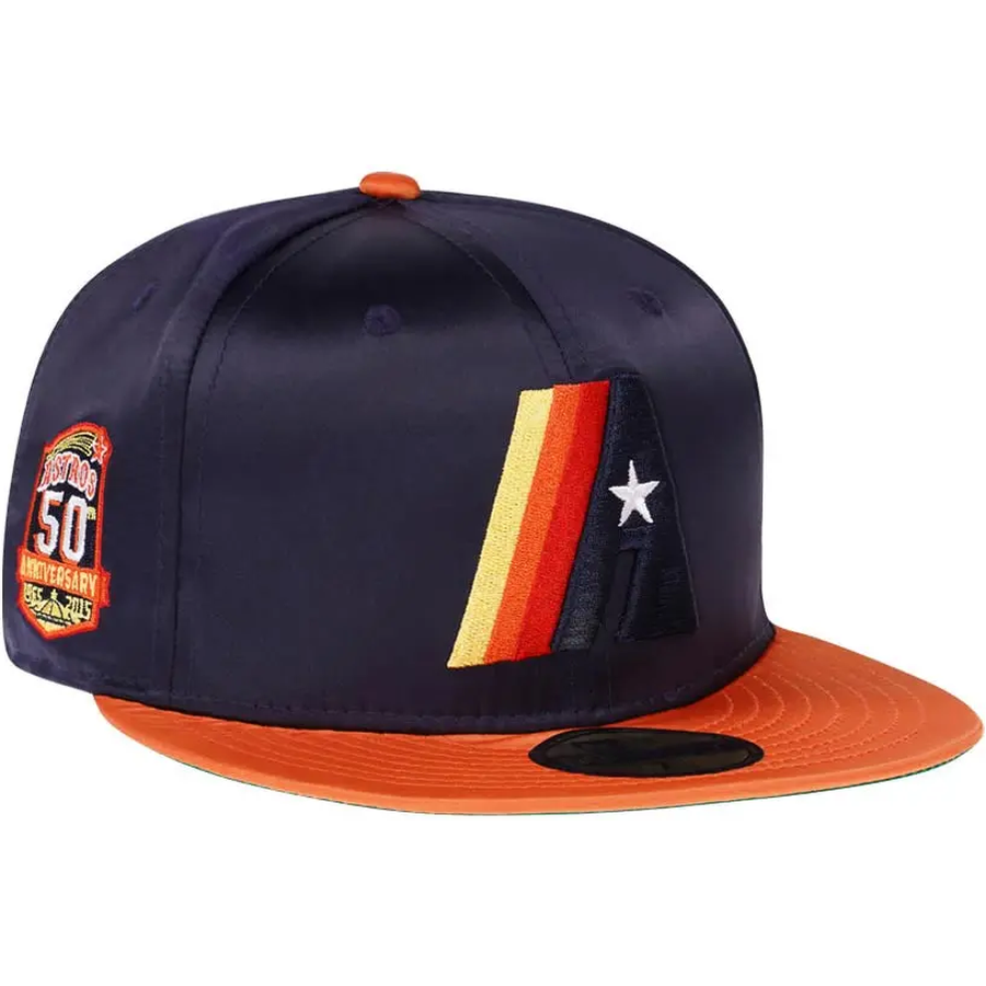 New Era Houston Astros Satin 50th Anniversary 59FIFTY Fitted Hat