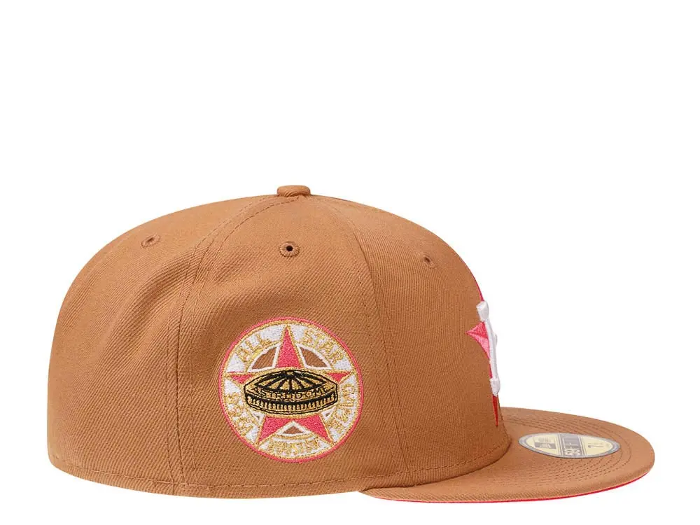 New Era Houston Astros 1968 All-Star Game Wheat Lava 59FIFTY Fitted Cap