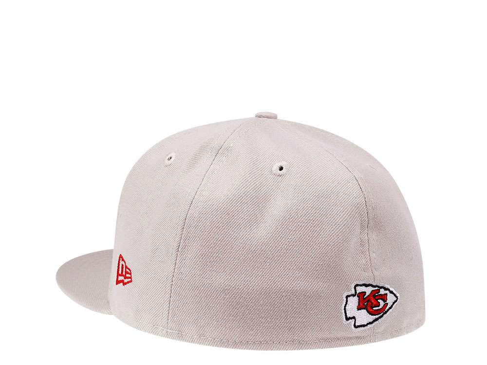 New Era Kansas City Chiefs Cream Stone White Edition 59FIFTY Fitted Hat