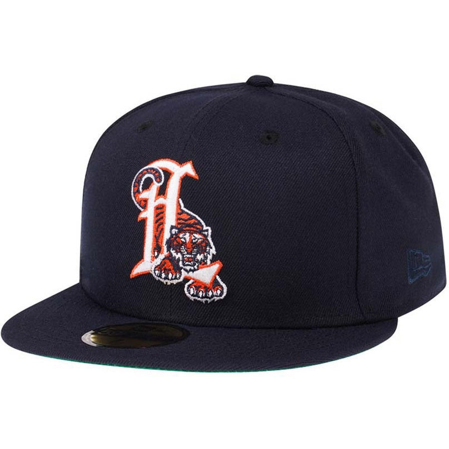 New Era Lakeland Tigers Navy Throwback Edition 59FIFTY Fitted Cap