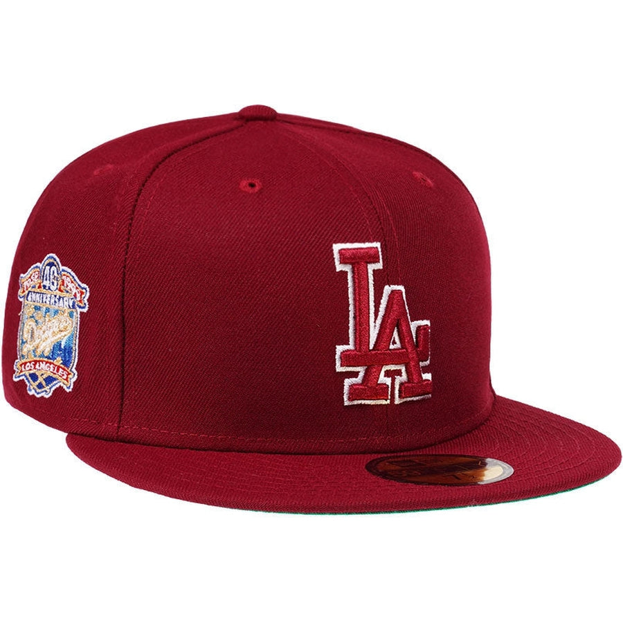 New Era Los Angeles Dodgers 40th Anniversary Smooth Red Edition 59FIFTY Fitted Cap
