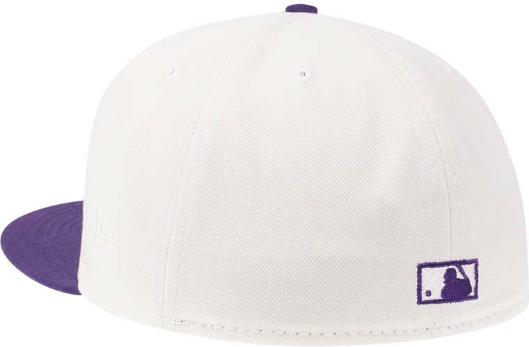 New Era Los Angeles Dodgers Cream/Purple 1981 World Series 59FIFTY Fitted Cap
