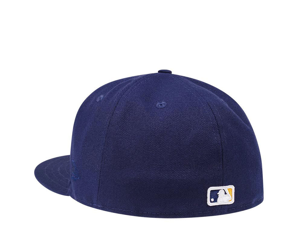 New Era Milwaukee Brewers 50th Anniversary Navy Edition 59Fifty Fitted Cap