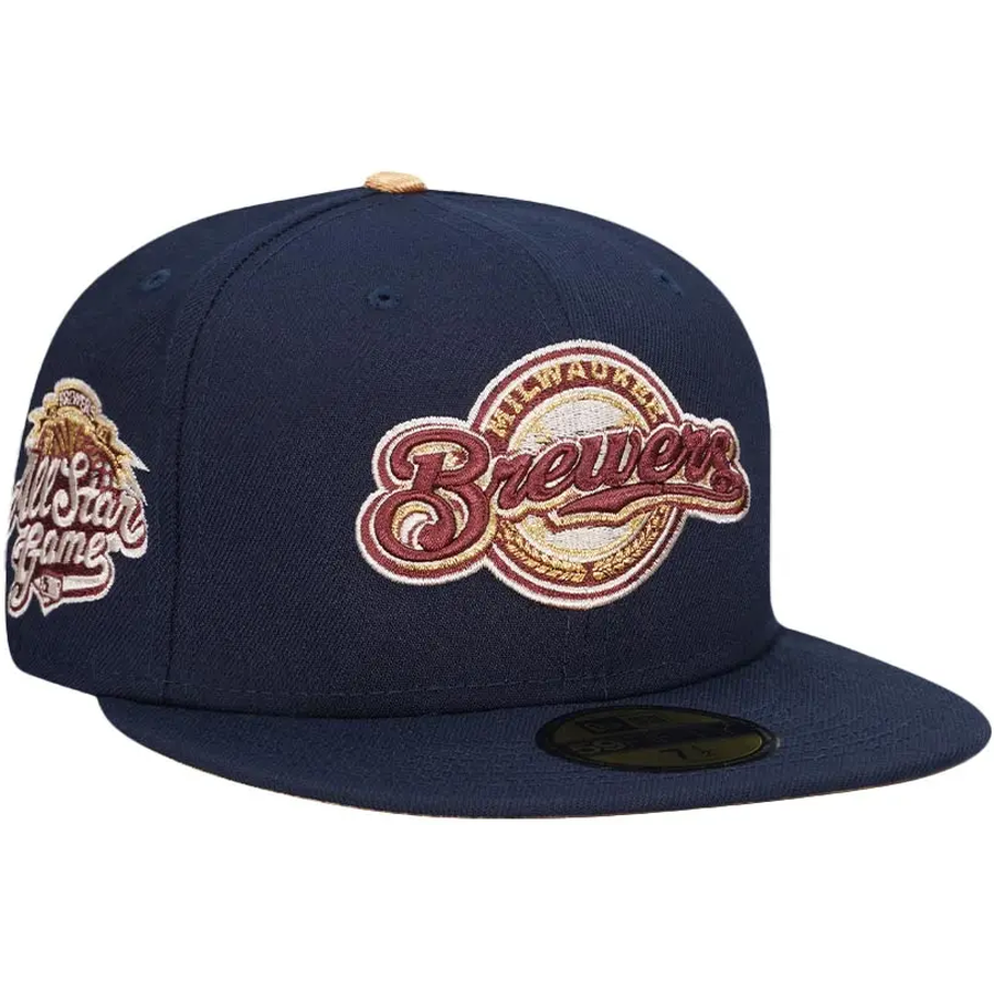 New Era Milwaukee Brewers 2002 All-Star Game Cool Gold 59FIFTY Fitted Hat