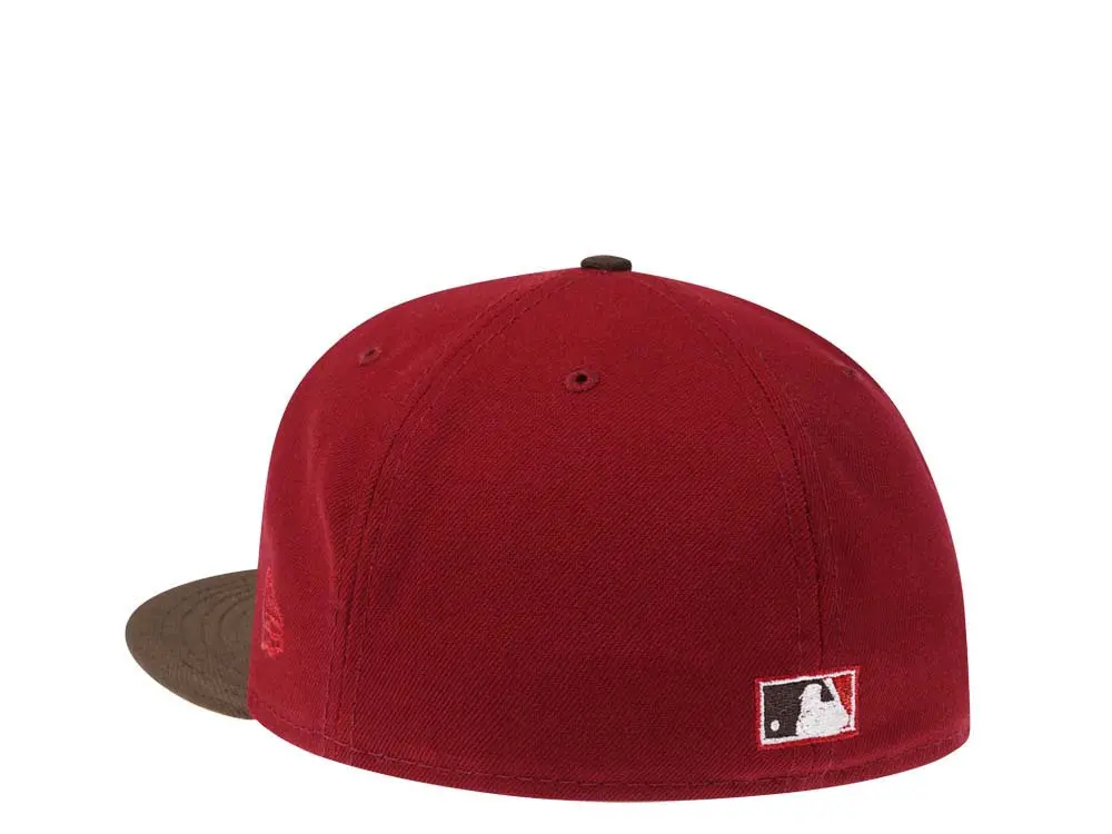 New Era Montreal Expos 25th Anniversary Burgundy/Brown 59FIFTY Fitted Cap