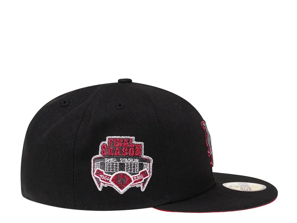 New Era New York Mets Shea Stadium Final Season Metallic 59FIFTY Fitted Hat
