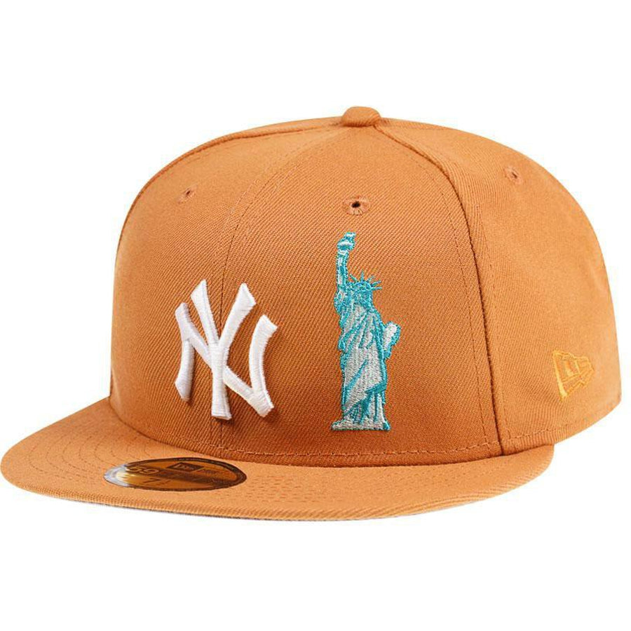 New Era New York Yankees NYC Icons Panama Tan Edition 59Fifty Fitted Hat