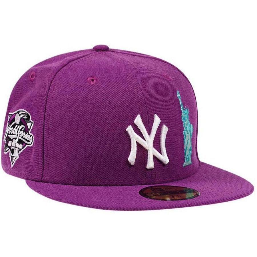 New Era New York Yankees NYC Icons World Series 2000 Grape and Pink Edition 59Fifty Fitted Hat