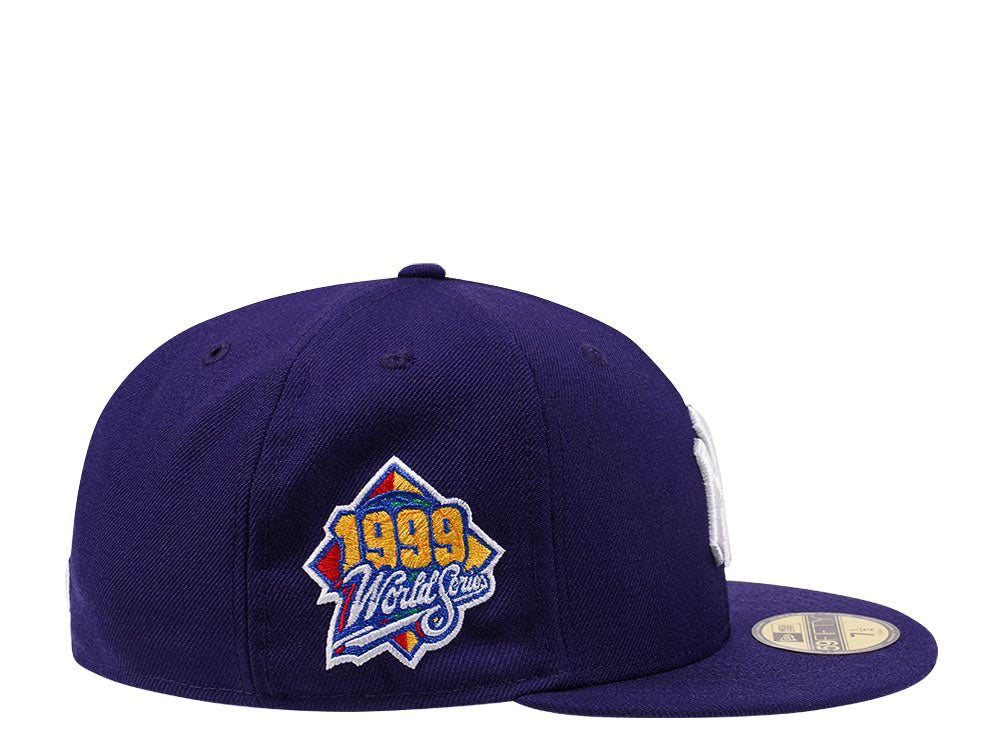 New Era New York Yankees World Series 1999 Purple and Pink Edition 59Fifty Fitted Hat