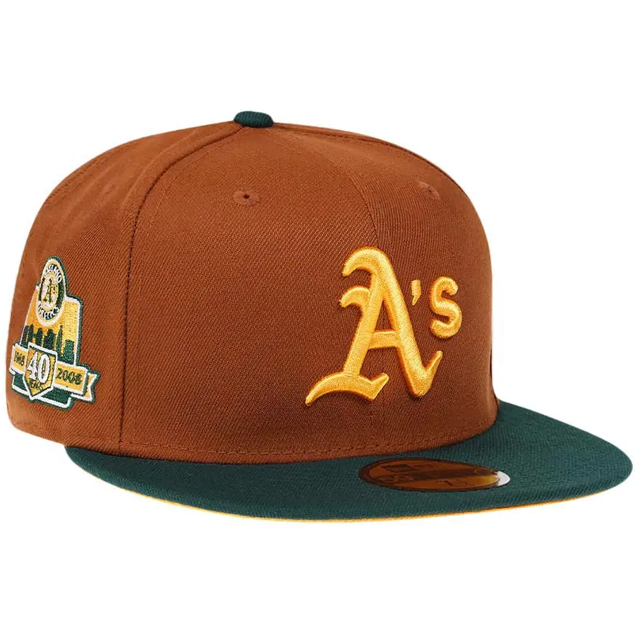 New Era Oakland Athletics 40th Anniversary Bourbon 59FIFTY Fitted Hat