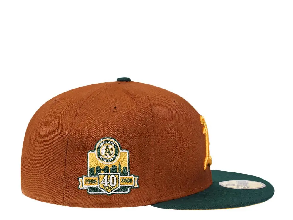 New Era Oakland Athletics 40th Anniversary Bourbon 59FIFTY Fitted Hat