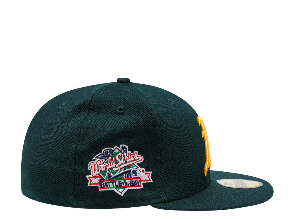 New Era Oakland Athletics World Series 1989 Green & Gold Edition 59FIFTY Fitted Hat