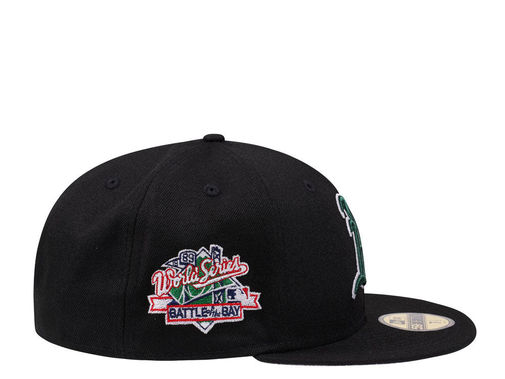 New Era Oakland Athletics World Series 1989 Black Prime Edition 59Fifty Fitted Hat