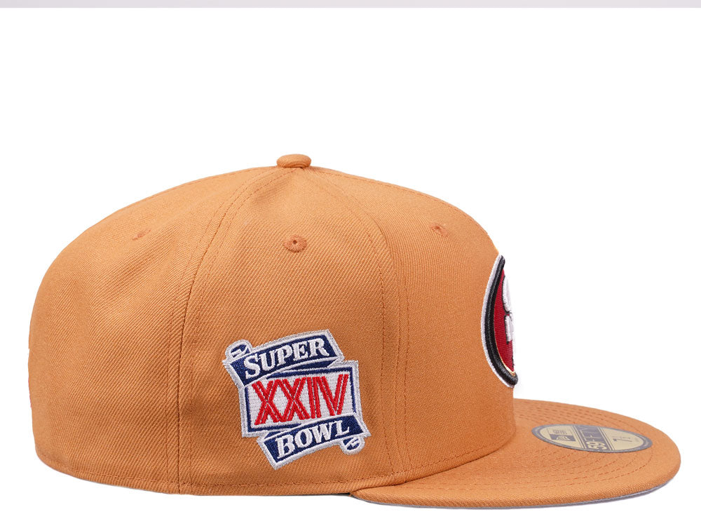New Era San Francisco 49ers Super Bowl XXIV Golden Memories 59FIFTY Fitted Hat