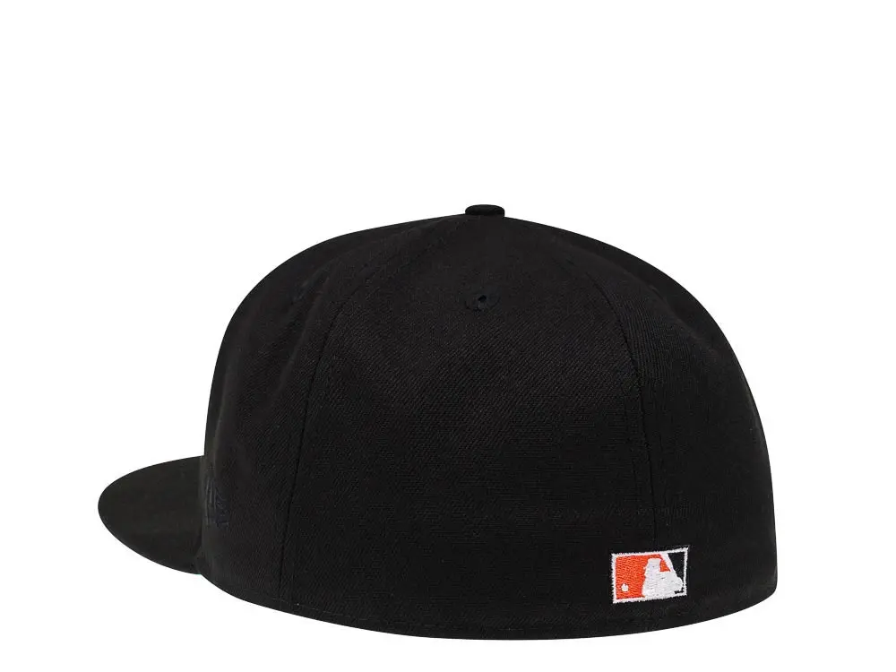 New Era San Francisco Giants 60th Anniversary Black Throwback 59FIFTY Fitted Hat