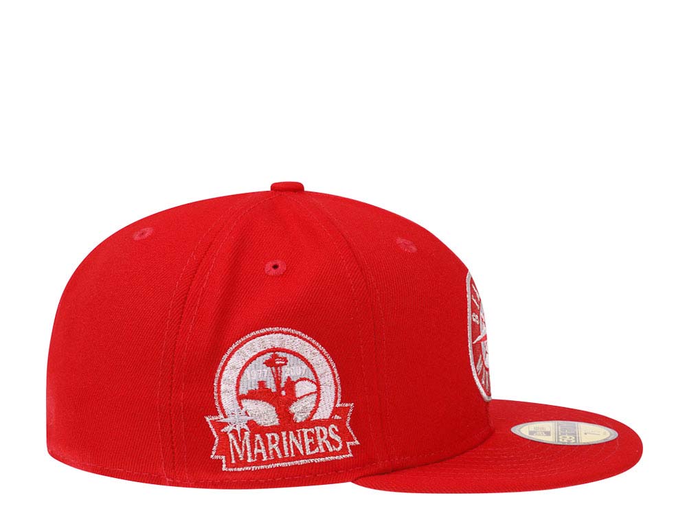 New Era Seattle Mariners Red 30th Anniversary Throwback 59FIFTY Fitted Cap