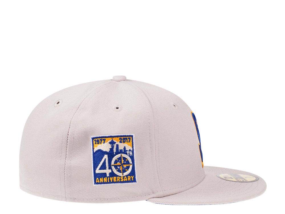 New Era Seattle Mariners 40th Anniversary Cream Edition 59Fifty Fitted Cap