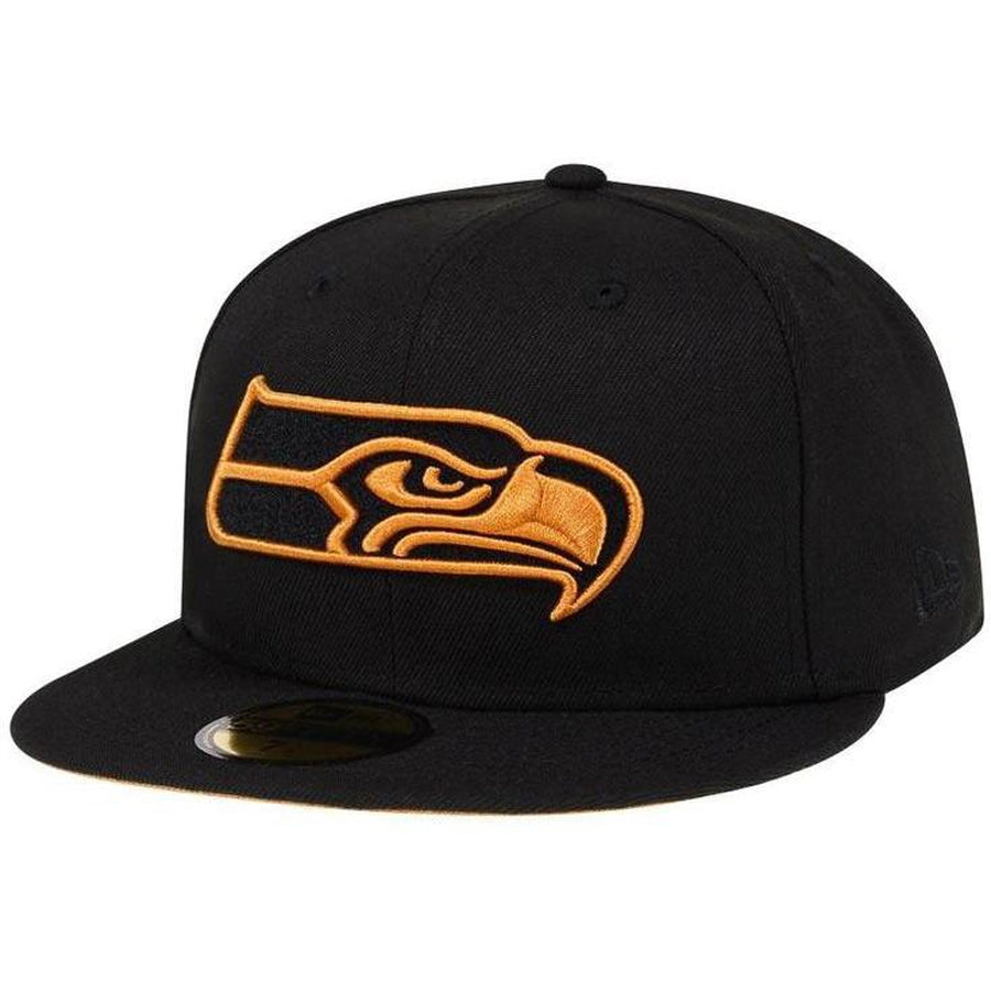 New Era Seattle Seahawks Black Toast Prime Edition 59Fifty Fitted Cap