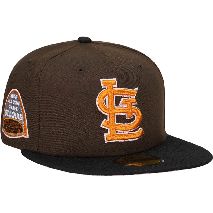 New Era St. Louis Cardinals 1966 All-Star Game Chocolate Black 59FIFTY Fitted Hat