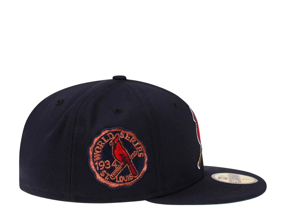 New Era St. Louis Cardinals 1934 World Series Navy/Copper 59FIFTY Fitted Cap