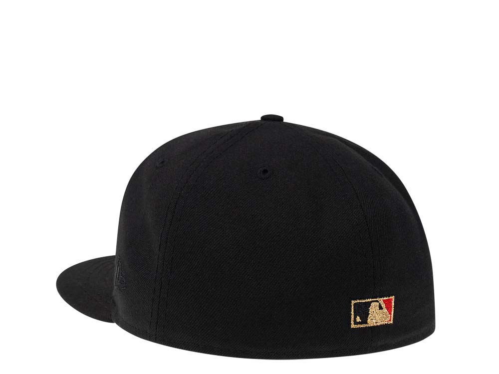 New Era Tampa Bay Rays Black 1998 Inaugural Season Gold Edition 59FIFTY Fitted Cap