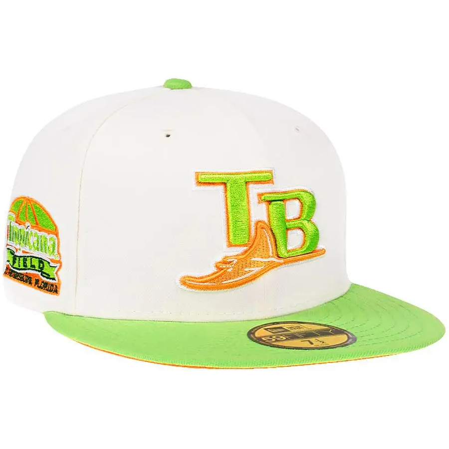 New Era Tampa Bay Rays Tropicana Field White/Lime Green 59FIFTY Fitted Hat