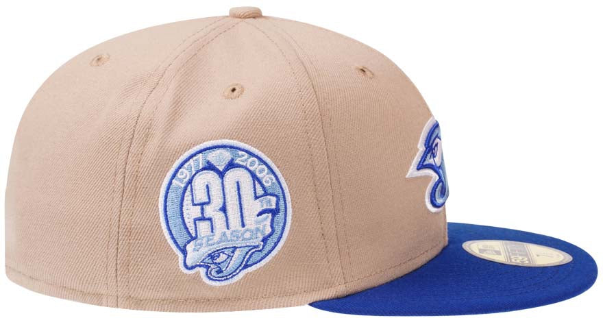 New Era Toronto Blue Jays 30th Anniversary Ice Camel 59FIFTY Fitted Cap