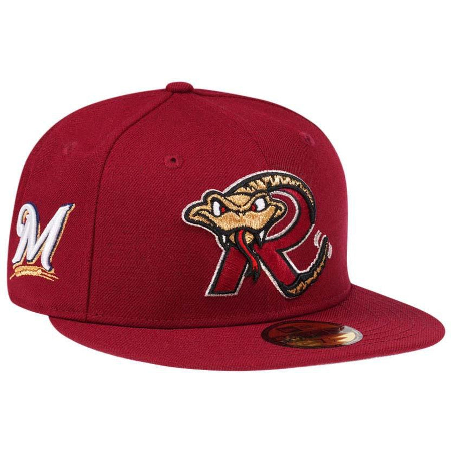 New Era Wisconsin Timber Rattlers Smooth Red Edition 59Fifty Fitted Hat