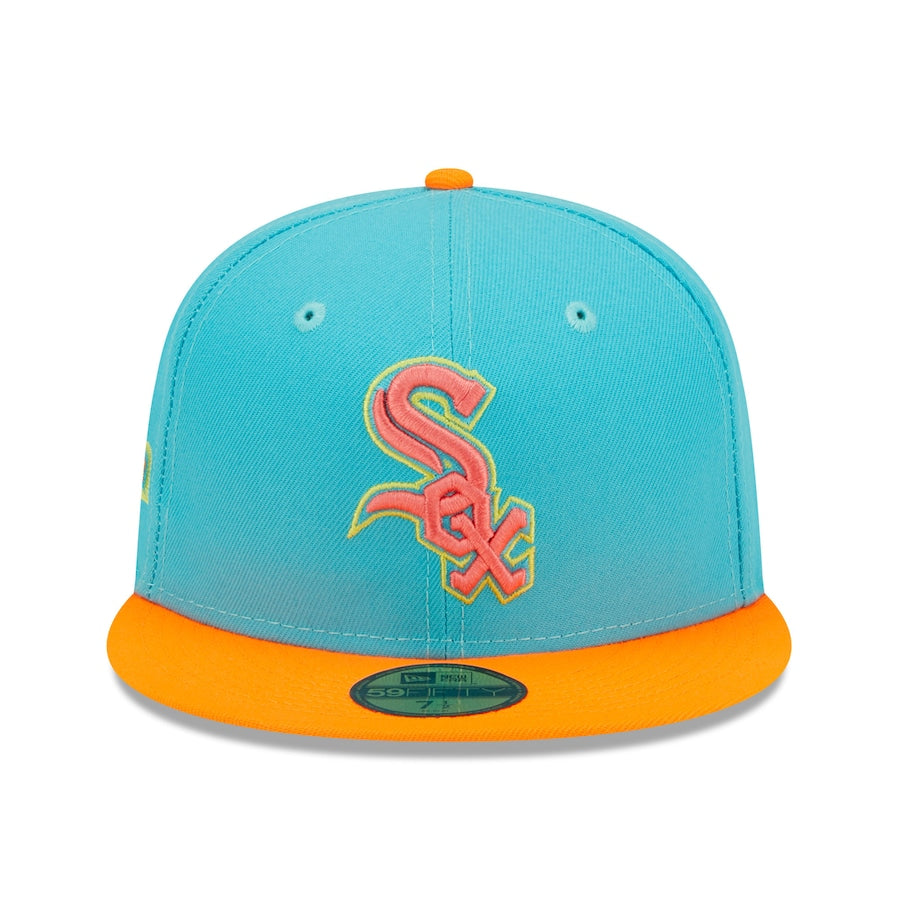 New Era Chicago White Sox Blue/Orange Vice Highlighter 59FIFTY Fitted Hat