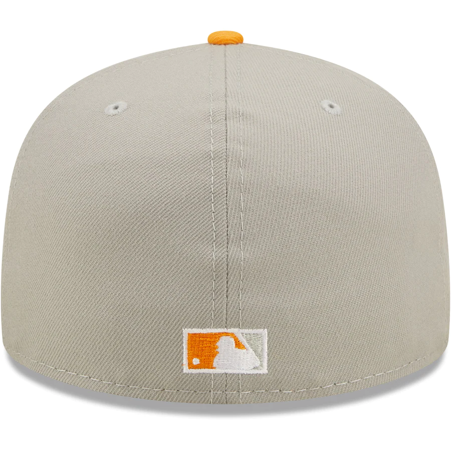 New Era Cincinnati Reds Gray/Orange 1990 World Series Cooperstown Collection Undervisor 59FIFTY Fitted Hat